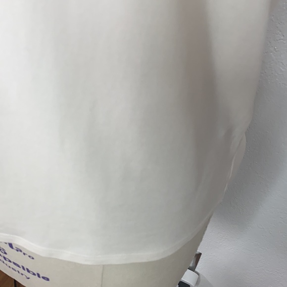 Eileen Fisher cream ivory neutral silk basic top M - Picture 3 of 5